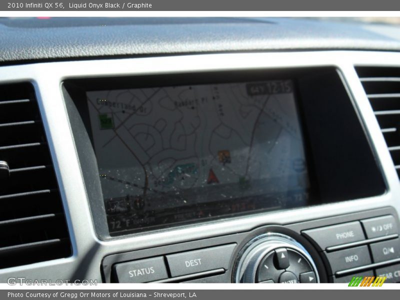 Navigation of 2010 QX 56