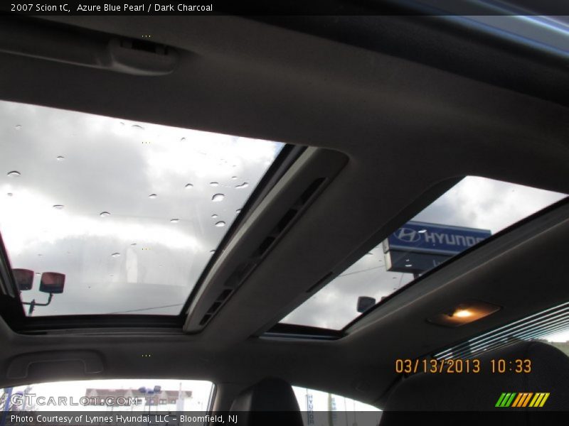 Azure Blue Pearl / Dark Charcoal 2007 Scion tC