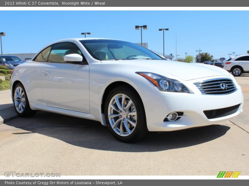 Moonlight White / Wheat 2013 Infiniti G 37 Convertible