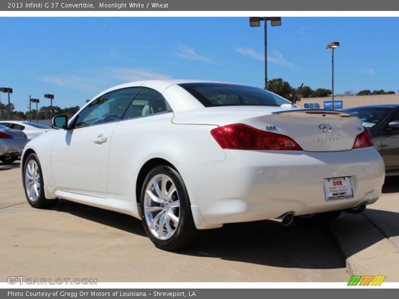 Moonlight White / Wheat 2013 Infiniti G 37 Convertible