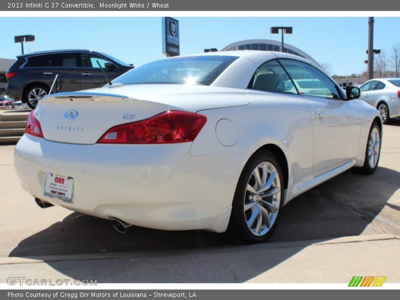 Moonlight White / Wheat 2013 Infiniti G 37 Convertible