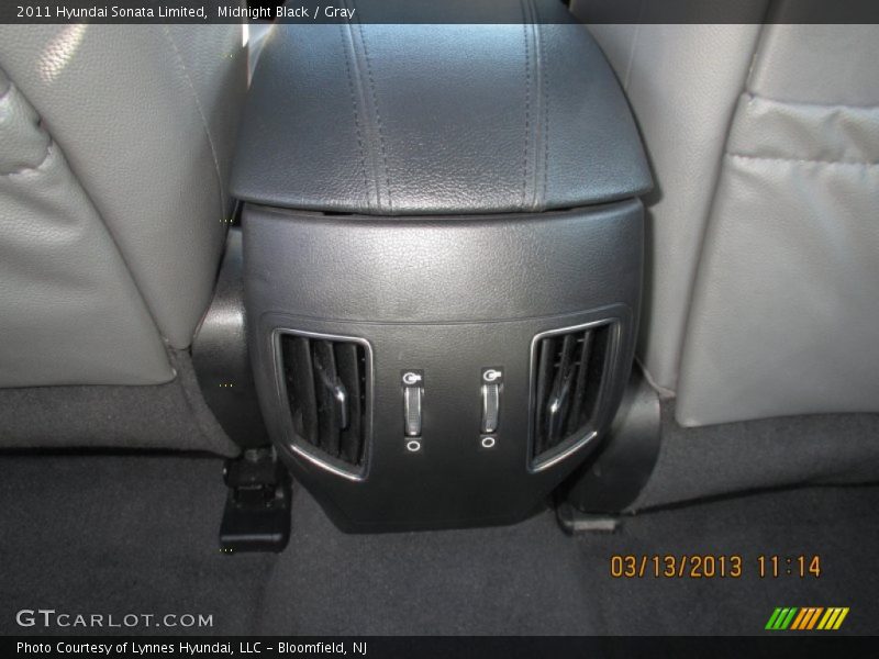 Midnight Black / Gray 2011 Hyundai Sonata Limited