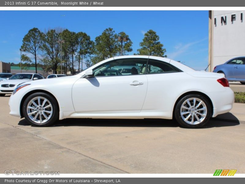  2013 G 37 Convertible Moonlight White