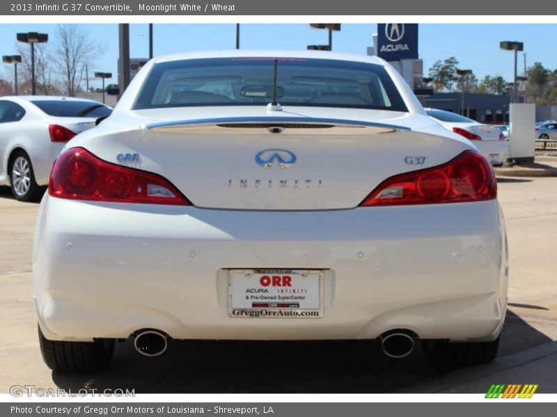 Moonlight White / Wheat 2013 Infiniti G 37 Convertible