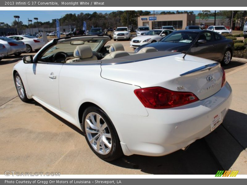 Moonlight White / Wheat 2013 Infiniti G 37 Convertible