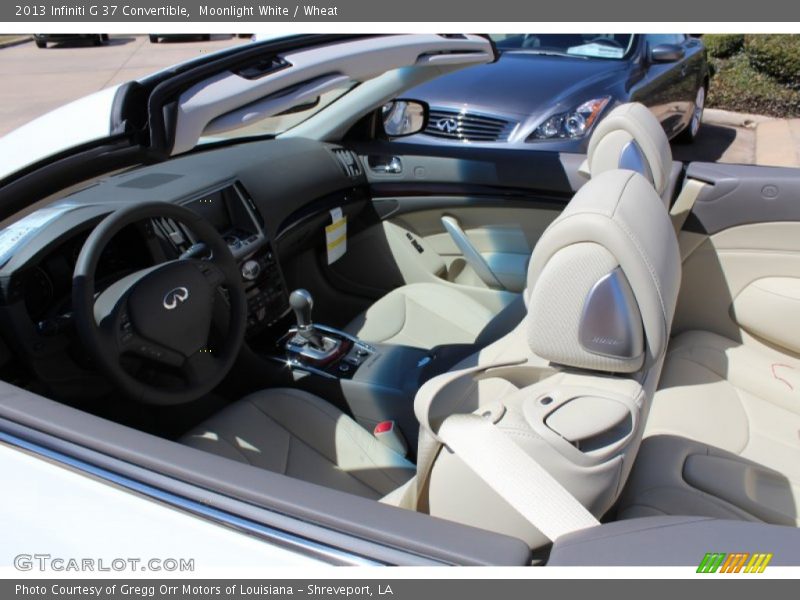 Moonlight White / Wheat 2013 Infiniti G 37 Convertible