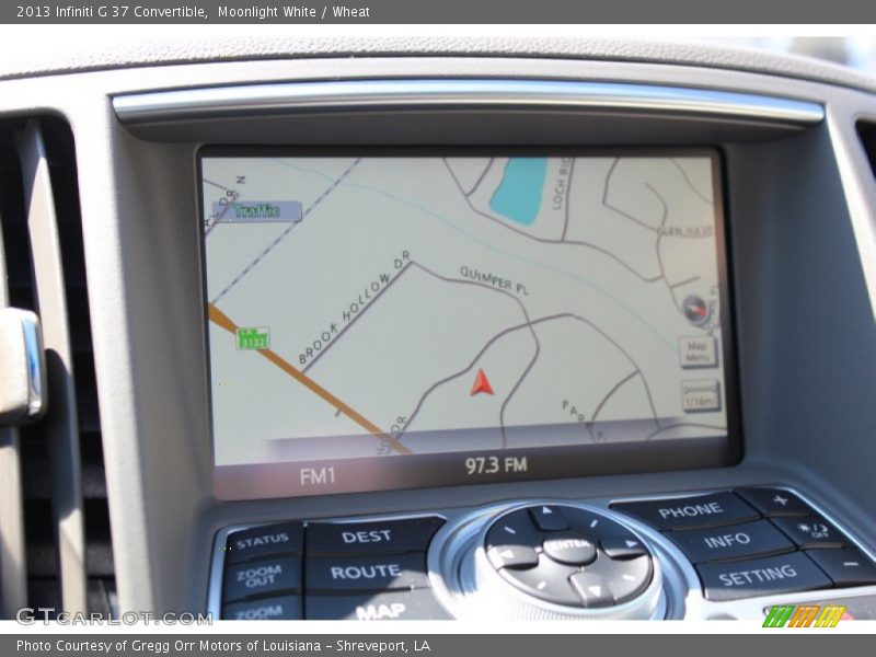 Navigation of 2013 G 37 Convertible