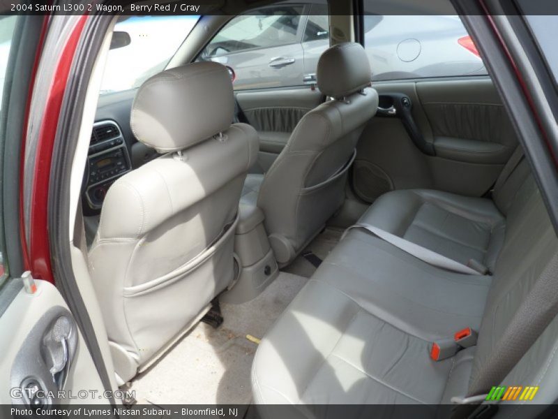Berry Red / Gray 2004 Saturn L300 2 Wagon