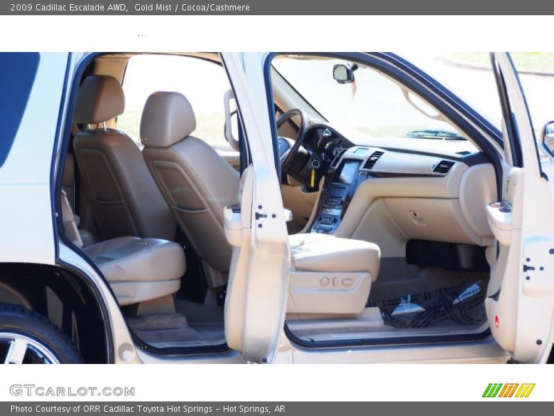 Gold Mist / Cocoa/Cashmere 2009 Cadillac Escalade AWD