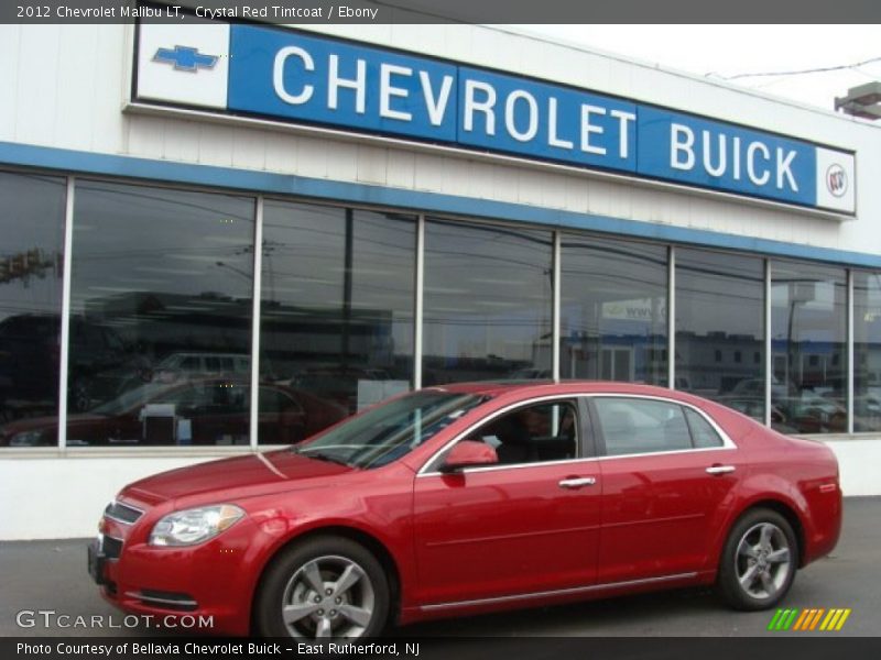 Crystal Red Tintcoat / Ebony 2012 Chevrolet Malibu LT