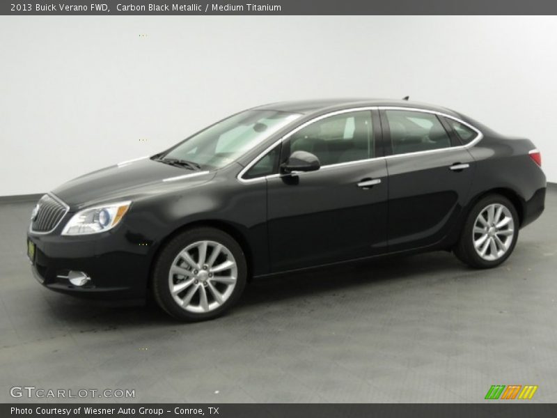 Carbon Black Metallic / Medium Titanium 2013 Buick Verano FWD