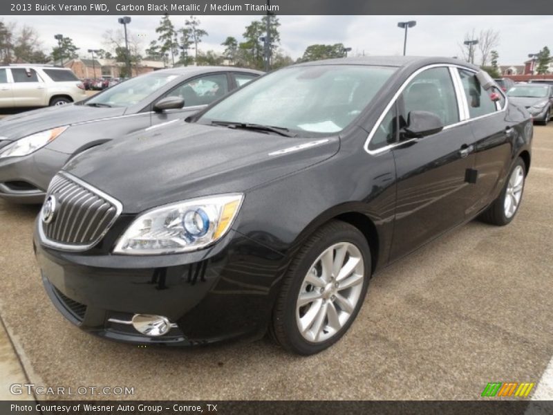 Carbon Black Metallic / Medium Titanium 2013 Buick Verano FWD