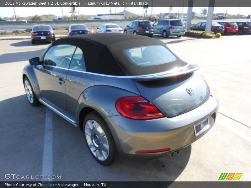 Platinum Gray Metallic / Titan Black 2013 Volkswagen Beetle 2.5L Convertible