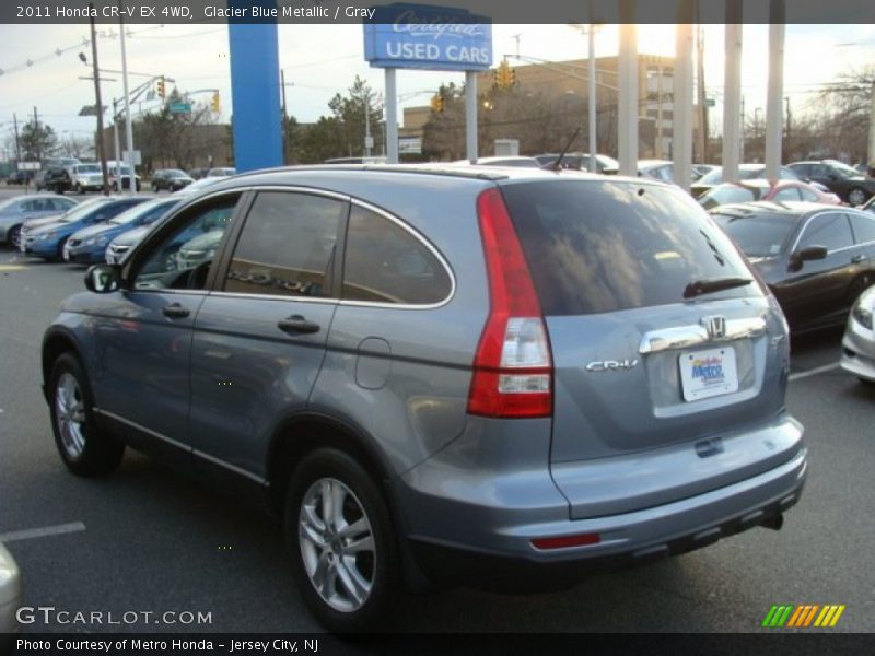 Glacier Blue Metallic / Gray 2011 Honda CR-V EX 4WD