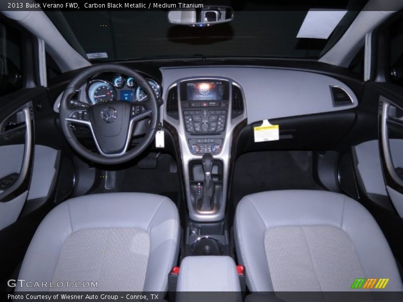 Carbon Black Metallic / Medium Titanium 2013 Buick Verano FWD