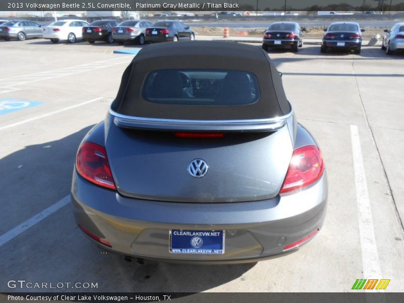 Platinum Gray Metallic / Titan Black 2013 Volkswagen Beetle 2.5L Convertible