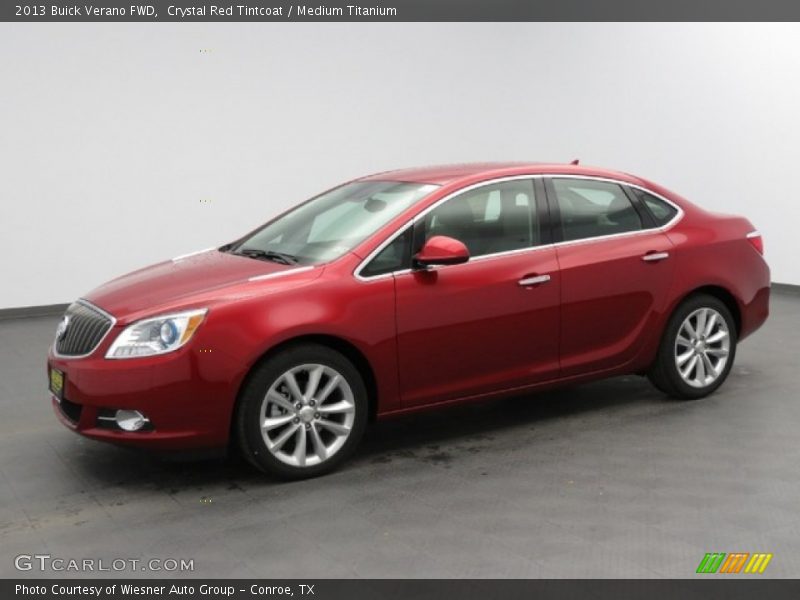 Crystal Red Tintcoat / Medium Titanium 2013 Buick Verano FWD