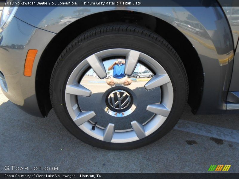 Platinum Gray Metallic / Titan Black 2013 Volkswagen Beetle 2.5L Convertible