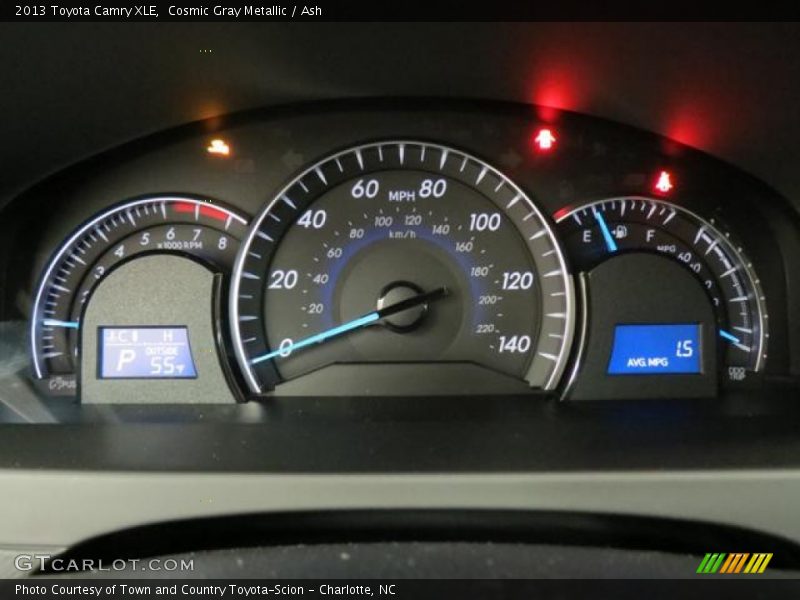 Cosmic Gray Metallic / Ash 2013 Toyota Camry XLE