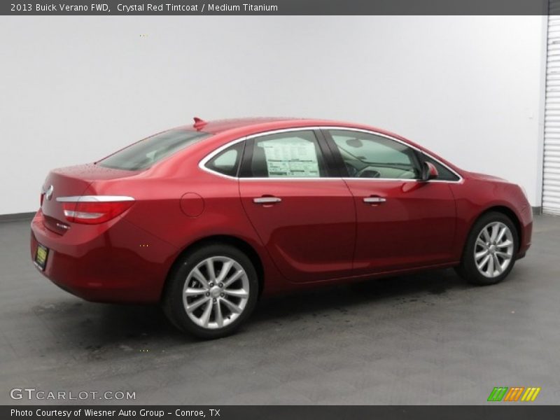 Crystal Red Tintcoat / Medium Titanium 2013 Buick Verano FWD