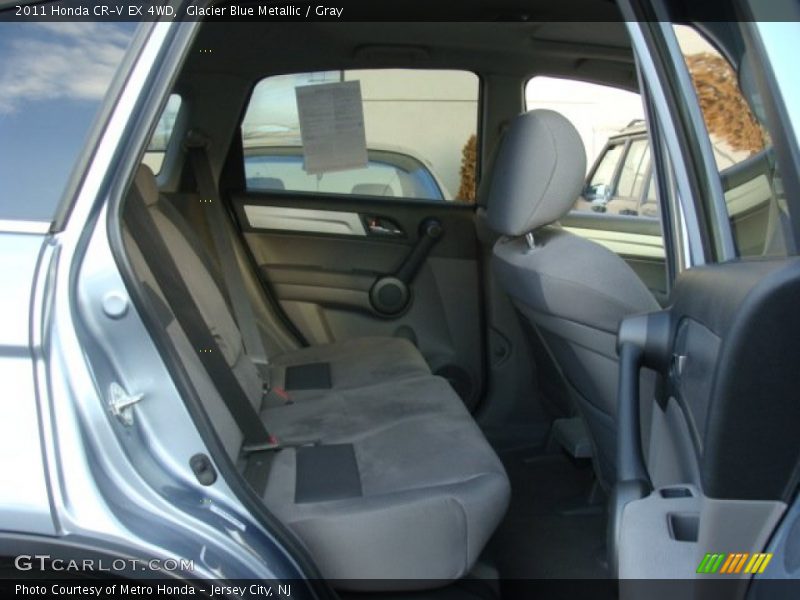 Glacier Blue Metallic / Gray 2011 Honda CR-V EX 4WD