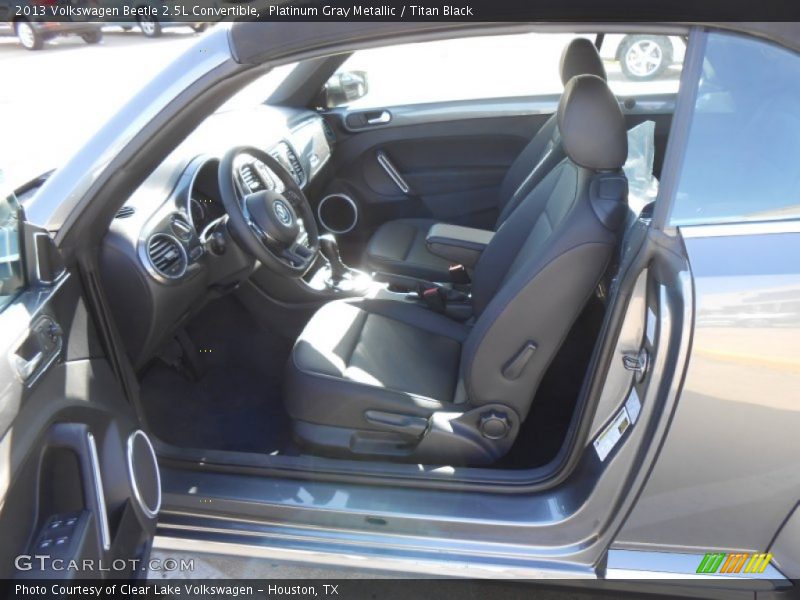 Platinum Gray Metallic / Titan Black 2013 Volkswagen Beetle 2.5L Convertible