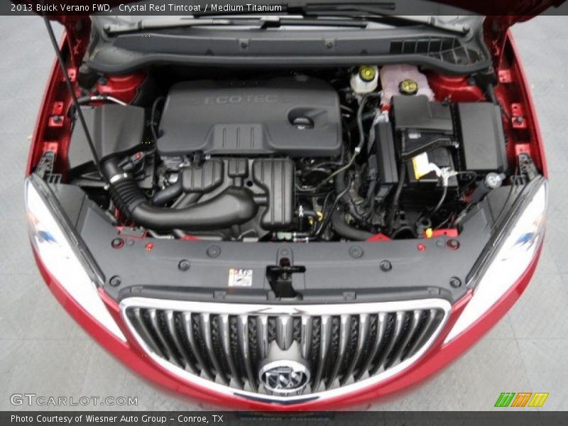 Crystal Red Tintcoat / Medium Titanium 2013 Buick Verano FWD