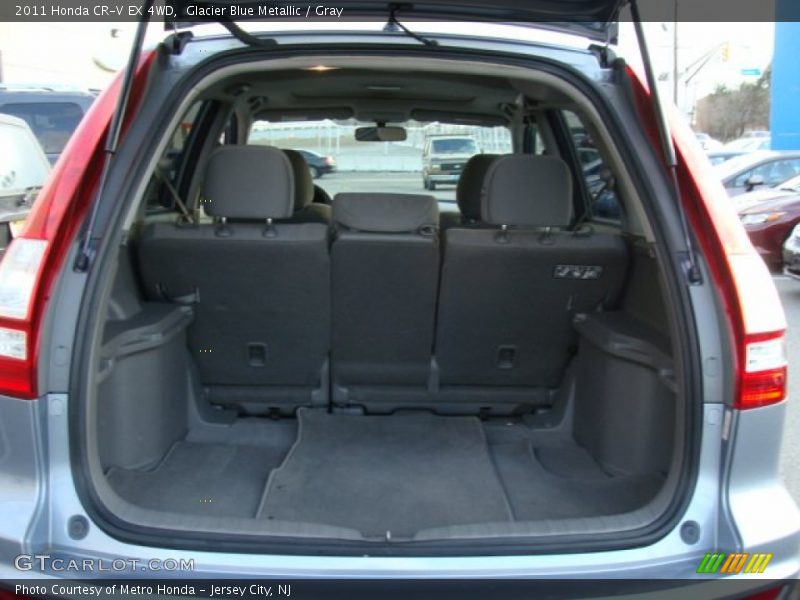 Glacier Blue Metallic / Gray 2011 Honda CR-V EX 4WD