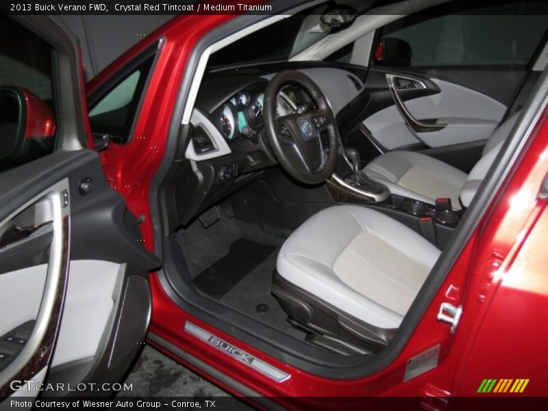 Crystal Red Tintcoat / Medium Titanium 2013 Buick Verano FWD