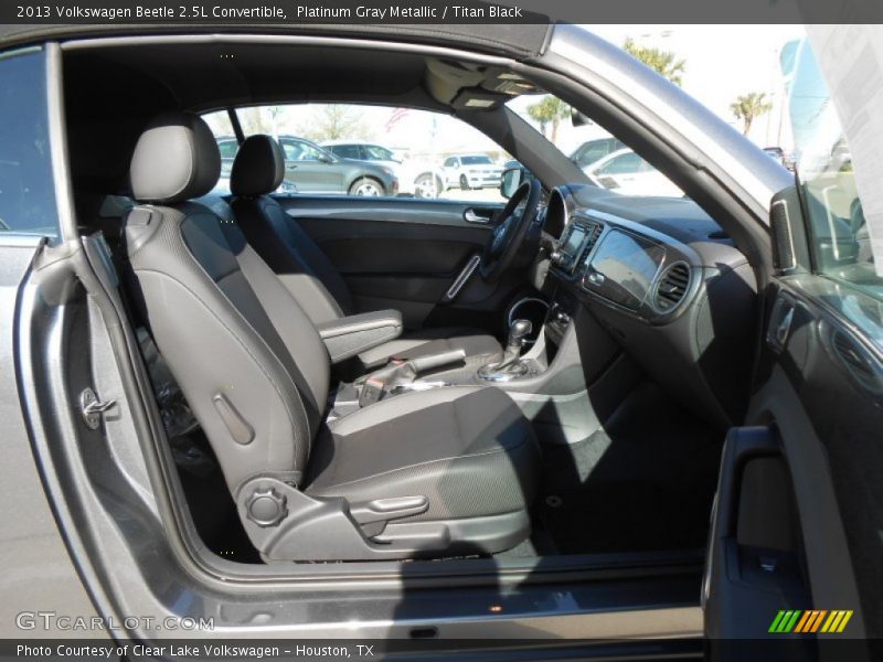 Platinum Gray Metallic / Titan Black 2013 Volkswagen Beetle 2.5L Convertible