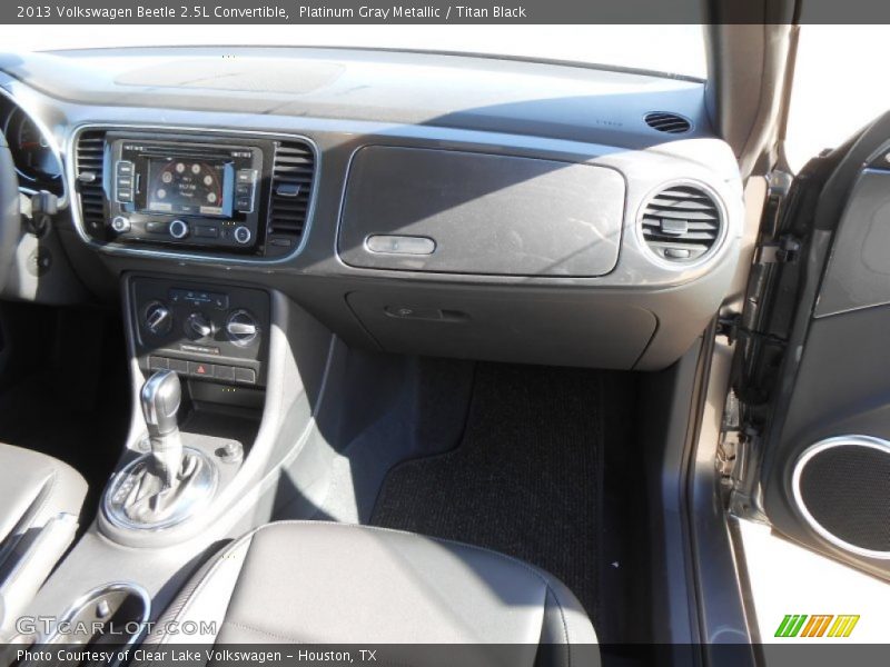 Platinum Gray Metallic / Titan Black 2013 Volkswagen Beetle 2.5L Convertible