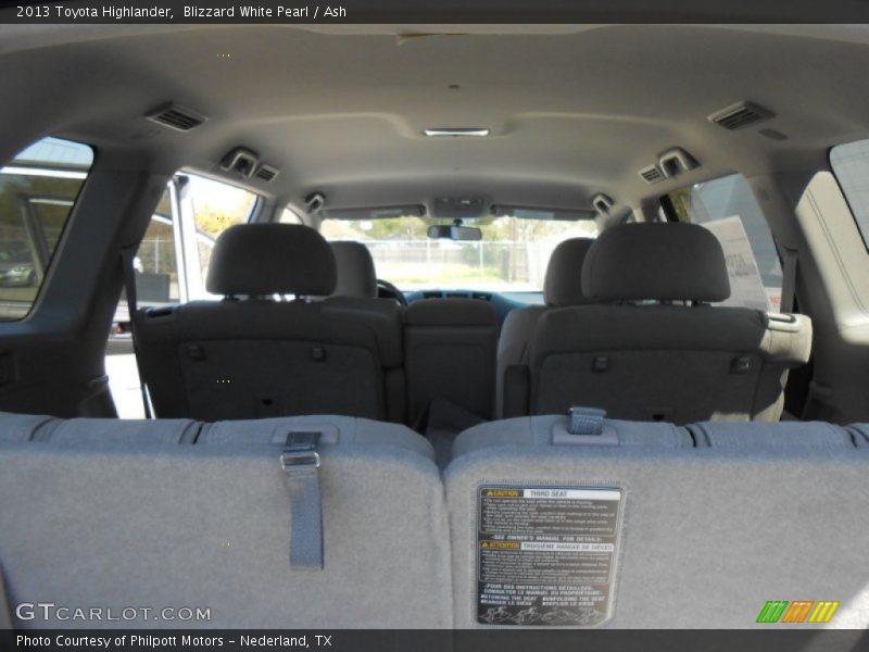 Blizzard White Pearl / Ash 2013 Toyota Highlander