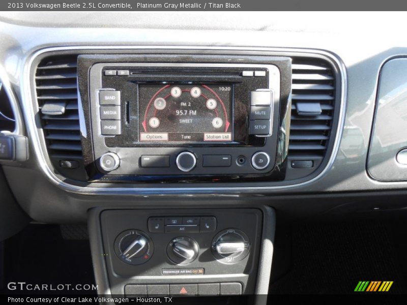 Platinum Gray Metallic / Titan Black 2013 Volkswagen Beetle 2.5L Convertible