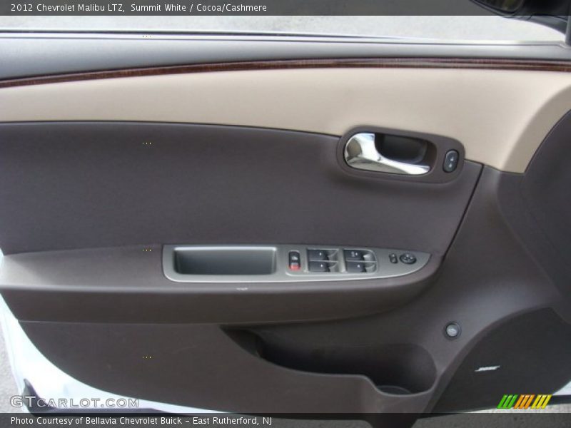 Summit White / Cocoa/Cashmere 2012 Chevrolet Malibu LTZ