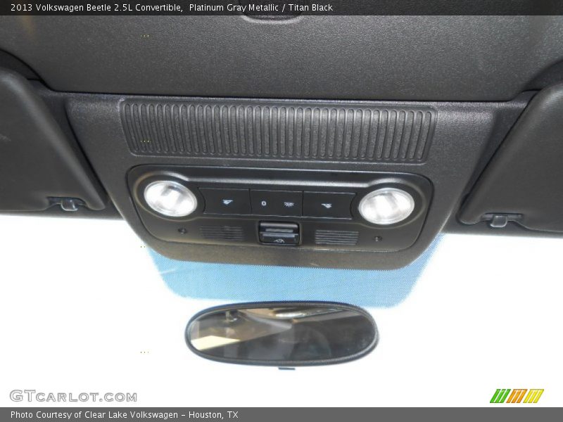 Platinum Gray Metallic / Titan Black 2013 Volkswagen Beetle 2.5L Convertible
