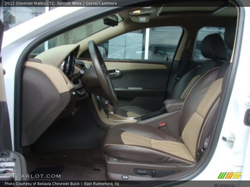 Summit White / Cocoa/Cashmere 2012 Chevrolet Malibu LTZ