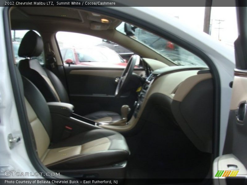 Summit White / Cocoa/Cashmere 2012 Chevrolet Malibu LTZ