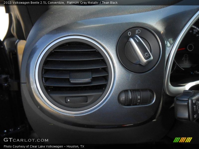 Platinum Gray Metallic / Titan Black 2013 Volkswagen Beetle 2.5L Convertible