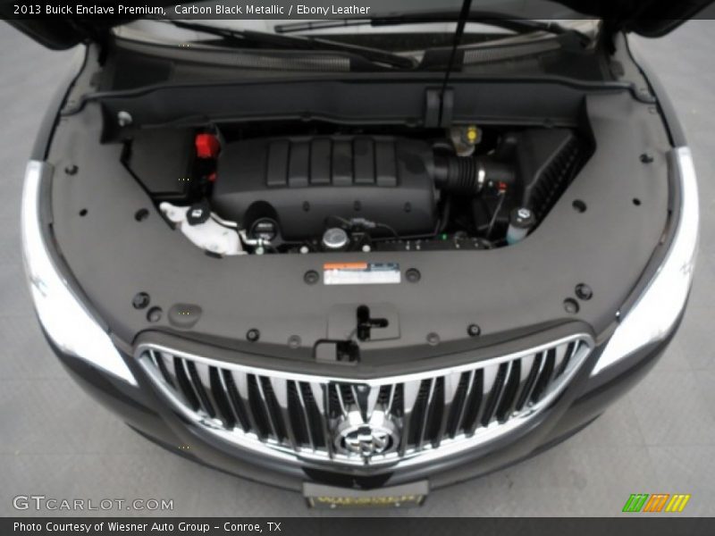 Carbon Black Metallic / Ebony Leather 2013 Buick Enclave Premium