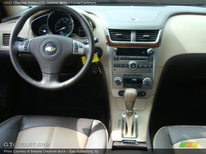 Summit White / Cocoa/Cashmere 2012 Chevrolet Malibu LTZ
