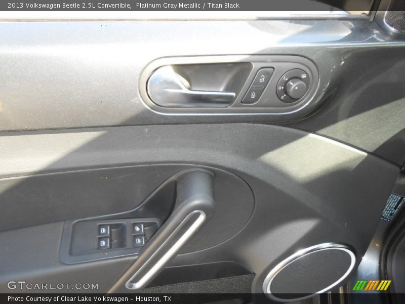 Platinum Gray Metallic / Titan Black 2013 Volkswagen Beetle 2.5L Convertible