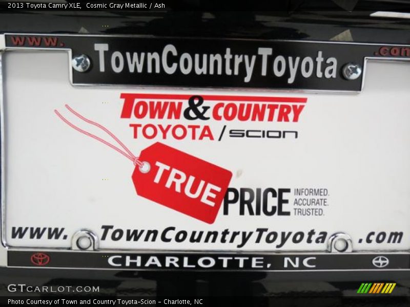 Cosmic Gray Metallic / Ash 2013 Toyota Camry XLE
