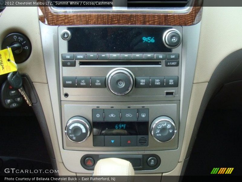 Summit White / Cocoa/Cashmere 2012 Chevrolet Malibu LTZ