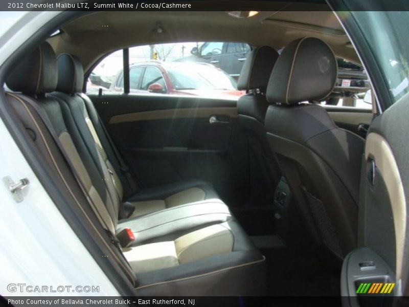 Summit White / Cocoa/Cashmere 2012 Chevrolet Malibu LTZ