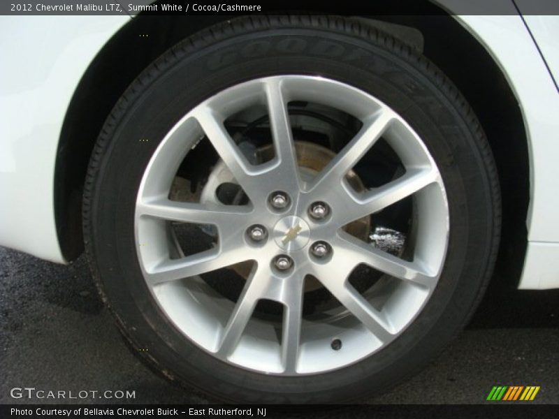 Summit White / Cocoa/Cashmere 2012 Chevrolet Malibu LTZ