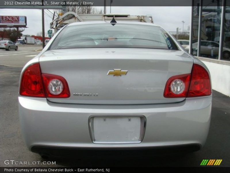 Silver Ice Metallic / Ebony 2012 Chevrolet Malibu LT