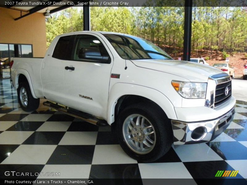 Super White / Graphite Gray 2007 Toyota Tundra X-SP Double Cab