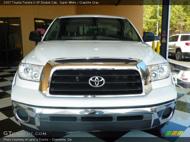 Super White / Graphite Gray 2007 Toyota Tundra X-SP Double Cab