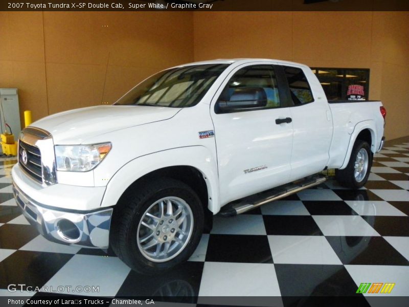 Super White / Graphite Gray 2007 Toyota Tundra X-SP Double Cab