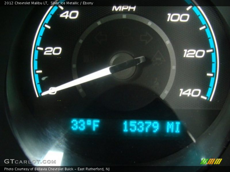 Silver Ice Metallic / Ebony 2012 Chevrolet Malibu LT